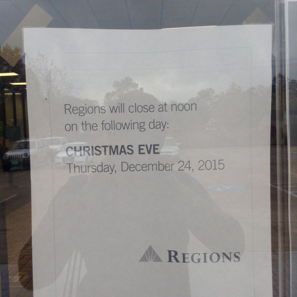 Regions Bank - Not open on Eve - Banks & Credit Unions Near Me - Pearland, Texas