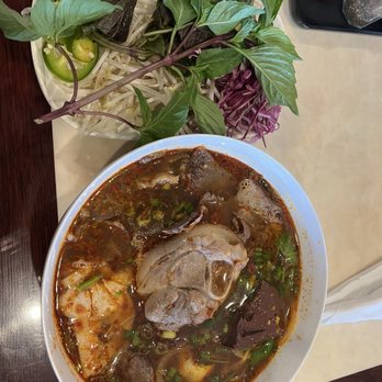 Pho Pasteur - Spicy pho with pork bone - Vietnamese Near Me - Catonsville, Maryland