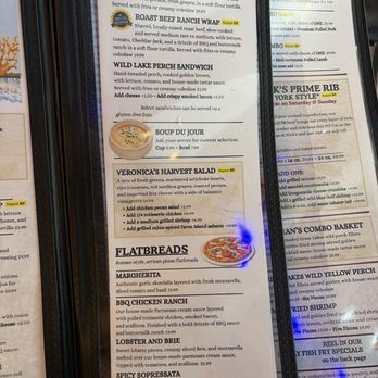 Nicks on the Lake - Menu June 2026 - American Near Me - Lake Geneva, Wisconsin