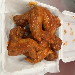 Fried & Fries - Hot 6 Whole Wings