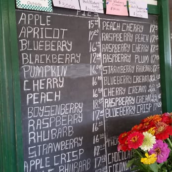 Briermere Farms - List of pies/prices - Bakeries Near Me - Riverhead, New York