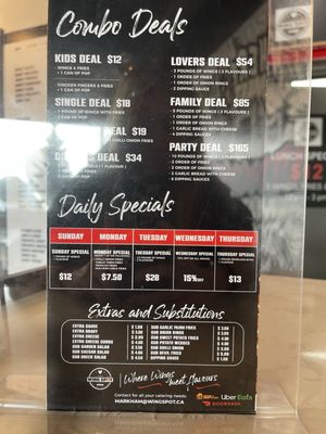 Menu photo 7 The Wing Spot - Markham Markham, ON