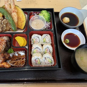 Tendon Tempura Carlos Junior - Bento Box A w/ California Roll - Japanese Near Me - Torrance, California Tendon Tempura Carlos Junior - Bento Box A w/ California Roll - Japanese Near Me - Torrance, California