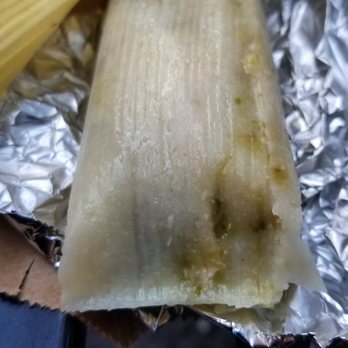 Factory Tamal - Tamal de pollo con salsa verde. Chicken with green sauce. - Mexican Near Me - New York, New York Factory Tamal - Tamal de pollo con salsa verde. Chicken with green sauce. - Mexican Near Me - New York, New York