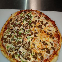 It's The Bee's Knees Bubble Tea And Pizza - Half and half pizza