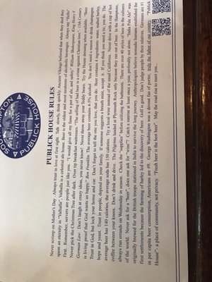 Menu photo 2 Southampton Publick House Southampton, NY Menu photo 2 Southampton Publick House Southampton, NY