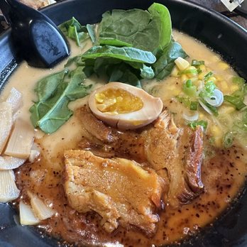 Momiji - Black Garlic Ramen - Ramen Near Me - Colma, California Momiji - Black Garlic Ramen - Ramen Near Me - Colma, California