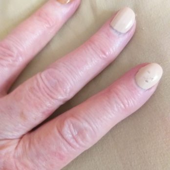 Bell Nail Salon - Chipped polish hours after manicure and space left between cuticles and where polish was applied.  Looks very unprofessional. - Waxing Near Me - New York, New York
