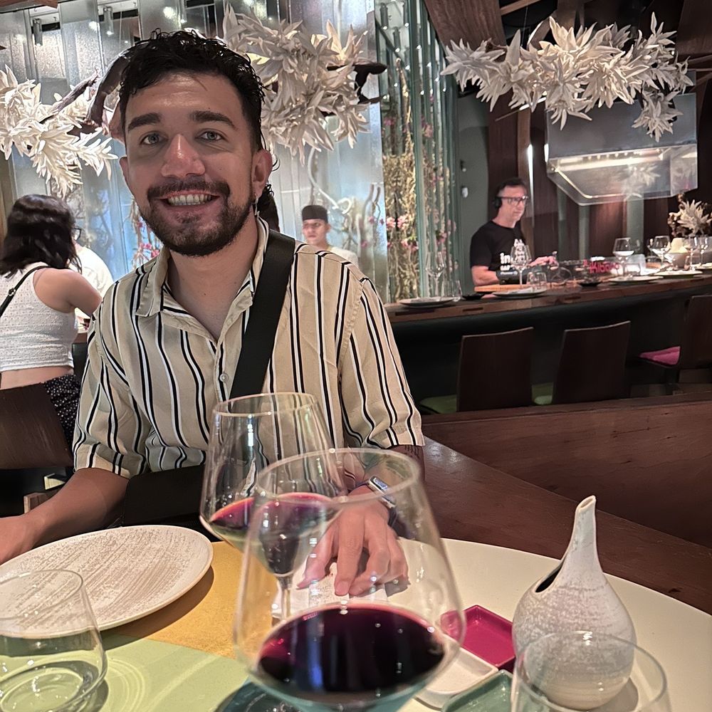 Ikibana - Our table with DJ in background. Perfect music for a cool vibe - Asian Fusion Near Me - Barcelona, B