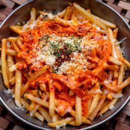 Kimchi Bacon Pasta