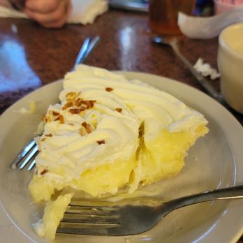 Blue Bonnet Cafe - Coconut cream pie - Desserts Near Me - Marble Falls, Texas