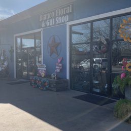Blanco Floral & Gift Shop in downtown Blanco, Texas