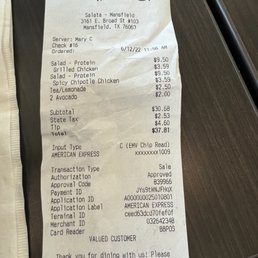 Receipt.