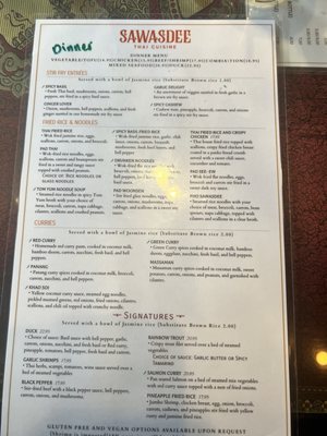 Menu photo 2 Sawasdee Thai Cuisine Mandeville, LA