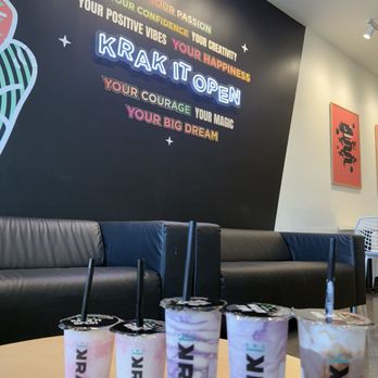 Krak Boba - Strawberry Snow, Taro Crush, Cookies & Crme - Bubble Tea Near Me - Rialto, California Krak Boba - Strawberry Snow, Taro Crush, Cookies & Crme - Bubble Tea Near Me - Rialto, California
