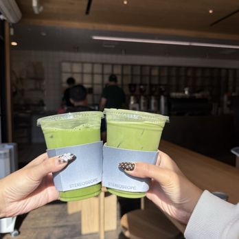 Stereoscope Coffee - Ceremonial matcha lattes (the first 2 on their list) - Coffee Roasteries Near Me - Los Angeles, California Stereoscope Coffee - Ceremonial matcha lattes (the first 2 on their list) - Coffee Roasteries Near Me - Los Angeles, California