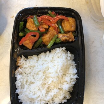 Manaow - Chili green beans with all rice, what a scam! - Thai Near Me - Long Beach, California Manaow - Chili green beans with all rice, what a scam! - Thai Near Me - Long Beach, California