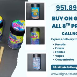High Altitude Medz - Buy one get one free on all 8th Jar Prerolls.