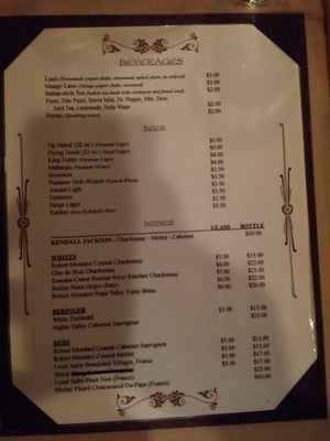Menu photo 1 Taj Mahal Louisville, CO