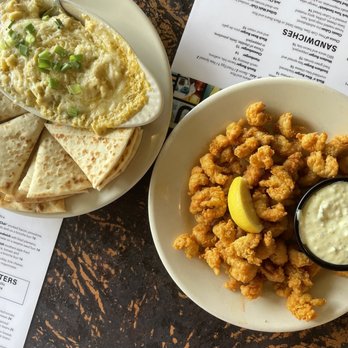Vickery's Bar & Grill - Spinach Warm Artichoke Dip / Cajun fried crawfish tails - Bars Near Me - Mount Pleasant, South Carolina Vickery's Bar & Grill - Spinach Warm Artichoke Dip / Cajun fried crawfish tails - Bars Near Me - Mount Pleasant, South Carolina