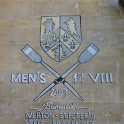 Trinity College - Trinity College, Oxford - not sure if this bumping business is something to be proud of