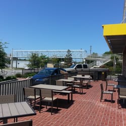 McDonald's - Located on Pinellas trail West Bay Drive overpass.  Outside seating with a sea breeze.