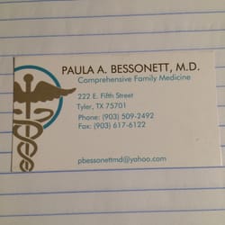 Paula Bessonett , MD - Business card