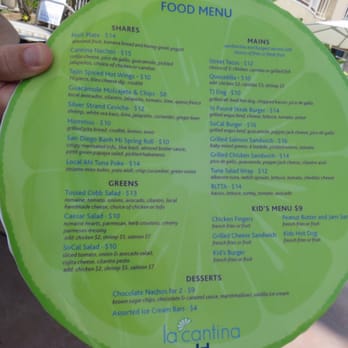 La Cantina - Food menu - Bars Near Me - Coronado, California La Cantina - Food menu - Bars Near Me - Coronado, California