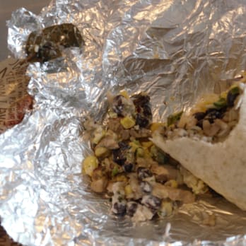 Chipotle Mexican Grill - Bay Leaf in upper left corner that I found in burrito. - Mexican Near Me - Ocala, Florida