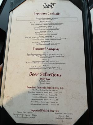 Menu photo 6 Grotto Ristorante Galveston, TX Menu photo 6 Grotto Ristorante Galveston, TX