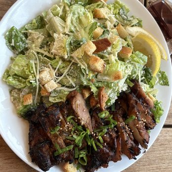 The Hideaway by Aloha Prime - Cesar salad with added chicken. So much chicken! - American Near Me - Kihei, Hawaii