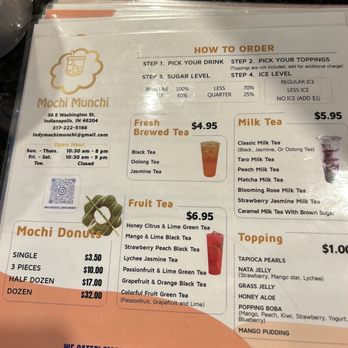 Mochi Munchi - Menu - Donuts Near Me - Indianapolis, Indiana