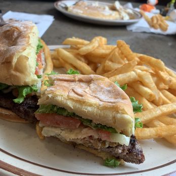 Angie's Restaurant - Blue cheese and jalapeño burger - Breakfast & Brunch Near Me - Logan, Utah