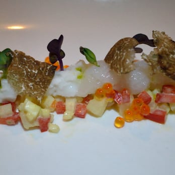 All Spice - 1st course: Scallops and coconut. - Indian Near Me - San Mateo, California