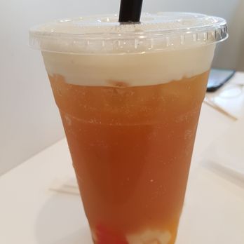 Crispy & Fluffed - Lychee Green Tea $2.75, Size Large $1.25, With Rainbow Jelly $0.50 - Desserts Near Me - El Monte, California Crispy & Fluffed - Lychee Green Tea $2.75, Size Large $1.25, With Rainbow Jelly $0.50 - Desserts Near Me - El Monte, California