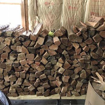Bostonfirewood - Kiln Dried Firewood after I stacked it. - Firewood Near Me - Readville, Massachusetts