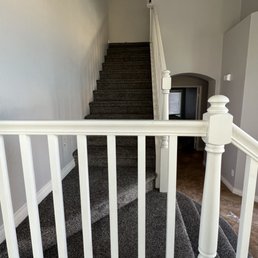 New carpet and padding New carpet and padding