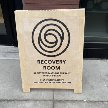 Recovery Room - Sign - Massage Therapy Near Me - Vancouver, British Columbia Recovery Room - Sign - Massage Therapy Near Me - Vancouver, British Columbia