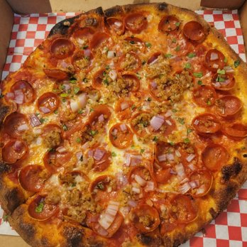 North Beach Pizza - a pepperoni pizza in a box - Pizza Near Me - North Myrtle Beach, South Carolina North Beach Pizza - a pepperoni pizza in a box - Pizza Near Me - North Myrtle Beach, South Carolina