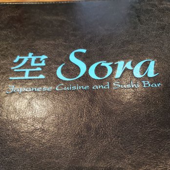Sora - Cover of menu. - Sushi Bars Near Me - Detroit, Michigan Sora - Cover of menu. - Sushi Bars Near Me - Detroit, Michigan
