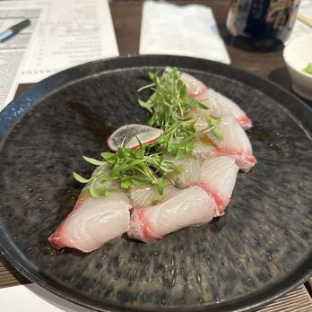 Gurume Sushi - Amberjack carpaccio - Japanese Near Me - Irvine, California