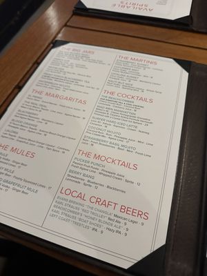 Menu photo 1 The Beachcomber Newport Beach, CA