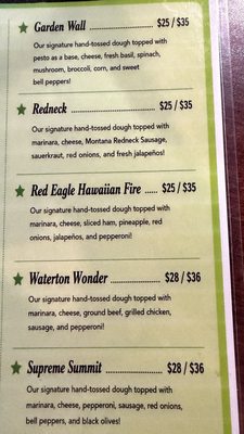 Menu photo 4 Rising Sun Pizza St. Mary, MT Menu photo 4 Rising Sun Pizza St. Mary, MT