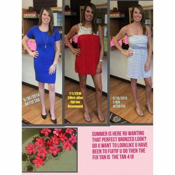No Frye Zone - This beautiful girl is modeling the FIJI TAN! Im sure you can see a difference in 24 hours! - Spray Tanning Near Me - Bloomington, Indiana No Frye Zone - This beautiful girl is modeling the FIJI TAN! Im sure you can see a difference in 24 hours! - Spray Tanning Near Me - Bloomington, Indiana