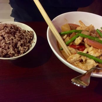 Wasabi - Red curry with purple rice. Wonderful spicy flavor. - Japanese Near Me - Jacksonville, North Carolina Wasabi - Red curry with purple rice. Wonderful spicy flavor. - Japanese Near Me - Jacksonville, North Carolina