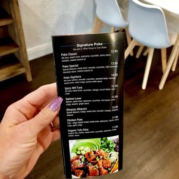 Poke Ice - Signature Poke Menu - Poke Near Me - Fort Lauderdale, Florida