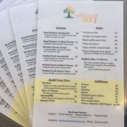 Treehouse BBQ - Our menu