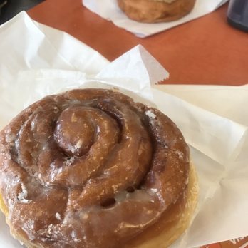 Munster Donut - Cinnamon roll and a maple cinnamon roll - Donuts Near Me - Munster, Indiana
