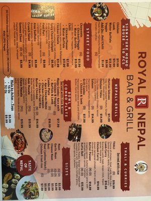 Menu photo 1 Royal Nepal TX Bar and Grill Arlington, TX