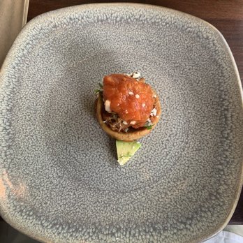 Frontera Grill - One little sopa - you get three per order. I plated it to show it really is a mini sopa. But oh so delicious. - Mexican Near Me - Chicago, Illinois
